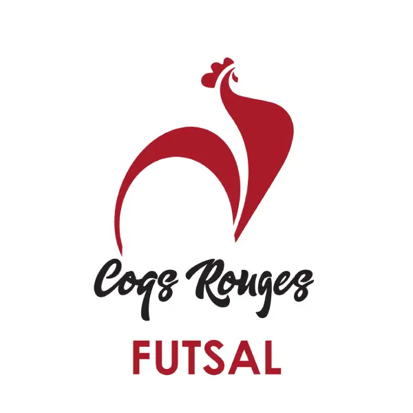 Logo Les Coqs Rouges Bordeaux Futsal